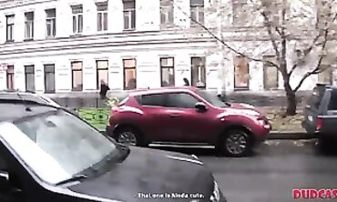 Russian Agent Casting: Skinny Superslut Hardcore