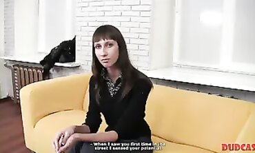 Russian Agent Casting: Skinny Superslut Hardcore