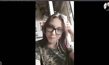 POV Webcam Sex With 20-Year-Old Russian Anastasia On Skype