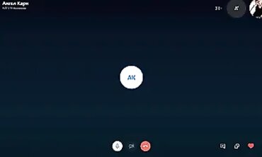 POV Webcam Sex With 20-Year-Old Russian Anastasia On Skype