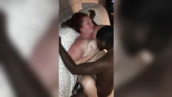 Redhead MILF Hotwife Barebacks with a Big Black Cock