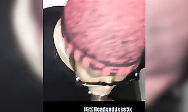 19-Year-Old Sucks and Swallows a Massive BBC