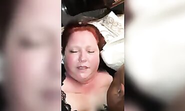 Plus-Size Redhead Fiancée Squirts Repeatedly on Thick BBC