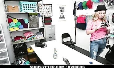 Adira Allure Gets Caught Shoplifting And Busted By A Mall Cop