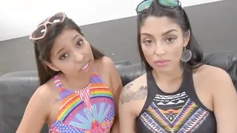 Sweetheart Sisters Share Stepparent in POV Threesome