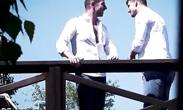 Blonde Babe With Big Tits Gets Double Penetrated Outdoors