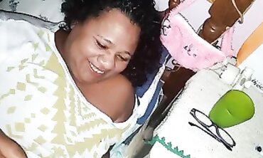 Hot Black MILF Swallows Cum For The First Time