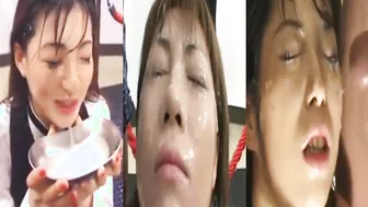 Mo Swallows a Massive Load in Slow Motion Gokkun