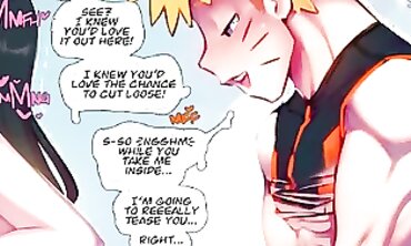 Naruto and Hinata's Rough Threesome Adventure