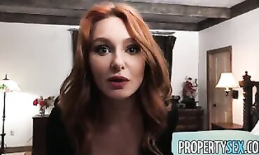 Redhead Lacy Lennon Takes XXL Cock in Rough Sex