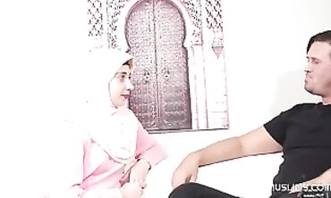 Hijabi Student's English Lessons Turn Into Passionate Intercourse