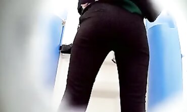 barely legal Spy Girl Pees in Secret Outdoor Toilet