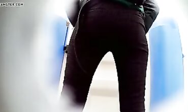 barely legal Spy Girl Pees in Secret Outdoor Toilet