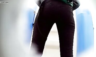 barely legal Spy Girl Pees in Secret Outdoor Toilet