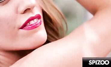 Petite Blonde Eveline Dellai Gets Deep Anal from Muscular Biker