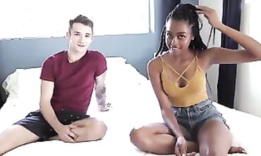 Ebony Goddess Fate Fucks Hairy College Newbie Connor