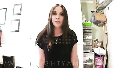 POV Blowjob and Cumshot from Hot Step Aunt Amiee Cambridge