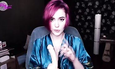 Russian Bi Girl Gives Dirty Talk Jerk Off Instructions