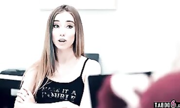 Step Daughter-in-Law Gets Slapped And Munched By Her Manager