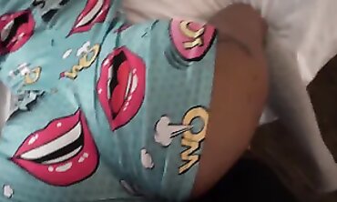 Stacy the Bandit Takes a BBC Quickie in Spandex Overalls