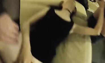 Petite Asian Wife Anna Li Gets Three-Way Facial Cumshot