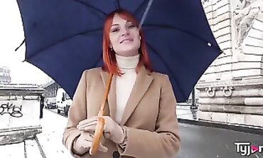 Shy Russian Redhead Kessie Takes a Deep Hardcore Fuck