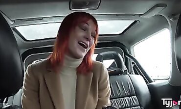 Shy Russian Redhead Kessie Takes a Deep Hardcore Fuck