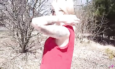 Malina Gets Picked Up For A Wild Outdoor Hardcore Session