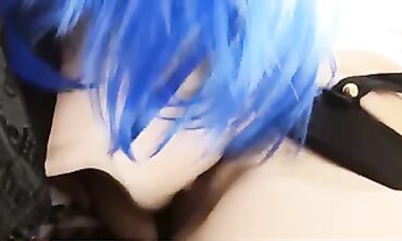Bondage Anal Training - Fetish Fantasy with Anime Girl in Rough Sex Scene