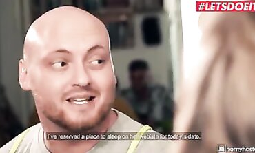 Skinny Russian Gamer Tempts Dweeb in Hostel