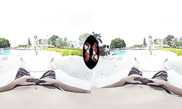 Veronica Leal: Sensuous Poolside POV Hardcore