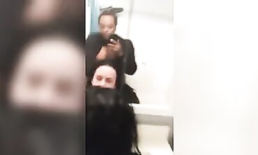 AngiRose Takes a BBC in the Bathroom