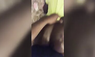 Ebony MILF Friend Sneaks Over for a Honeypot Anal Creampie