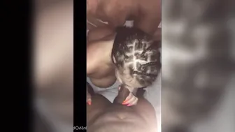Lucky MILF and Neighbor Share a Big Black Cock on Vacation