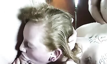 Sweetie's First Amateur Gangbang with Big Dicks