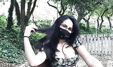 Interracial Hardcore Blowjob and Handjob in Amateur Porn Mansion