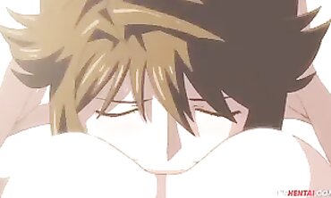 Busty Sapphic Stepmom and Stepdaughter-in-Law Anime