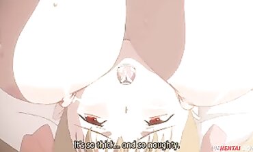 Busty Sapphic Stepmom and Stepdaughter-in-Law Anime