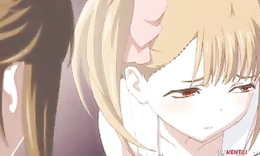 Busty Sapphic Stepmom and Stepdaughter-in-Law Anime