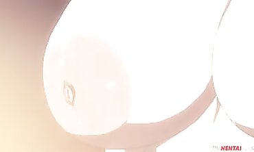 Busty Sapphic Stepmom and Stepdaughter-in-Law Anime