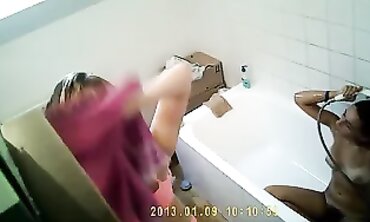 Hairiest-Teen's" - Barely Legal Teens Hair Removal Guide + Oral Job in Bathroom With Buddy