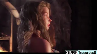 Alia and Kaley Share a Big Dick in a Wild Threesome