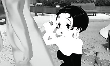 Betty Boop's Passionate Retro Cartoon Encounter