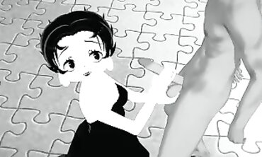 Betty Boop's Passionate Retro Cartoon Encounter