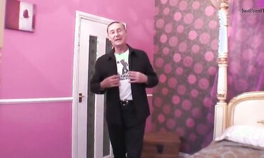 Conchita Works Three Cocks Over In This Group Sex Scene