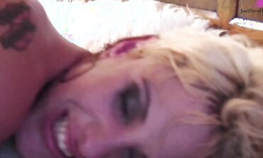 Wild MILF Bends Over For Anal During A Threeway Then Pushes Cum Out Her Ass