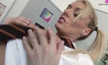 Busty Chick And Professor Gets Fucked By College Guy
