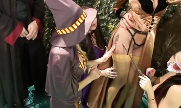Harry Pornter Is Balls Deep In Louise Muirhead, Sensual Jane And Friends