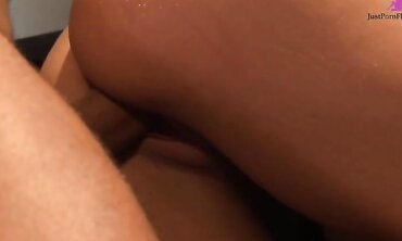 Brooklyn Chase Looks Back As He Slams Into Her Wet Pussy