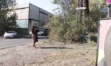 Outdoors, Natural Tits, Shaved Pussy, Blowjob, Lingerie, Nylons/Pantyhose, One on One, High Heels, Public Nudity